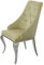 BellaCasa Barocke Stuhl William II Sand moderner Polsterstuhl