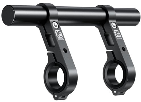BRCOVAN Aluminiumlegierung Lenker Erweiterung für Fahrrad & Motorrad, Lenkerverlängerung mit Doppelter Klemmbasis für Lenker mit Einem Durchmesser von 0,8 Zoll, 1 Zoll, 1,26 Zoll
