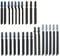 eMagTech 25x T-Shape Shank Jigsaw Blades for Soft Wood Plywood Fiberboard Plastic Metal Cutting 7 Styles HCS/HSS T119BO T119B T111C T218A T118A T118B T118G Power Tool Accessories