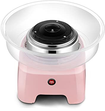 PanHuiWen Candy Floss Machine Maker Mini 500W Household Electric Cotton Candy Machine Hard Candy Mini Cotton Candy Maker Homemade Electric Cotton Candy Machine Commercial,pink