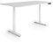 ESMART Germany EZX-132WG 160x80cm Hellgrau Ergonomischer Steh-Sitz-Schreibtisch Stufenlos elektrisch höhenverstellbar 60,5-125,5 cm 3 x Memory Aktivitätserinnerung Schnelle Montage