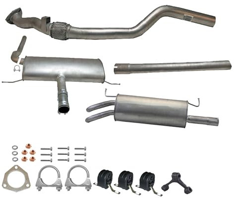 Ferroz Export Ersatz für Auspuffanlage für VW Passat 2.0i 130 PS 10/2000-06/2005 Auspuff