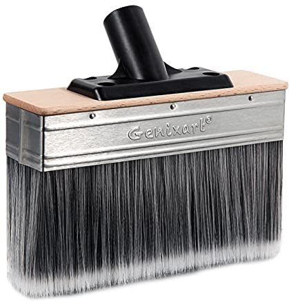 7-Inch Deck Stain Brush Applicator for Applying Paints, Sealers on Wood, Fence, Brick, Concrete Walls - Heavy-Duty Outdoor Oil Staining Brush