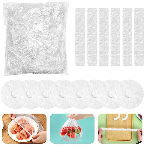 350 Stk Frischhaltebeutel mit Gummizug Kunststoff Dehnbare Frischhaltetaschen Lebensmittelabdeckung Frischhaltehaube Elastische Frischhaltefolie Abdeckhauben für Lebensmittel Schüsseln Leftovers Obst