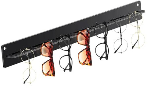 Dranng Sunglass Organizer Wall Mount,Clear Acrylic Sunglasses Organizer Storage for Wall - Sunglasses Display, Home Decor, Glasses Storage Organizer for Multiple Glasses for Entryway Living Room