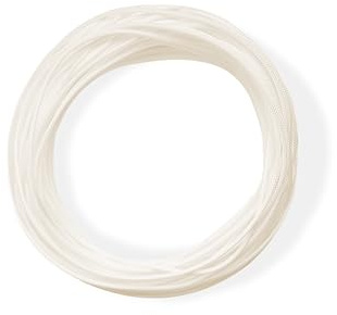 Corda per tende a pacchetto Realm da 2 mm per cordoni per festone austriaci (crema, 20 m)