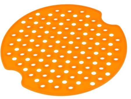 Cabilock 1 Pc almohadilla para freidora moldes para pasteles redondos freidoras de aire molde para pasteles almohadilla de silicona forro de silicona para freidora ronda sartén