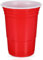 CHEF ROYALE 12oz (25 pcs) Red Plastic Disposable Drinking Cups - Recyclable BPA Free Cups - Eco-Friendly for Halloween, Christmas, Birthdays, Weddings