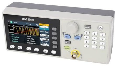 Generatore di Segnali di Frequenza Generatore di Forme D'onda Arbitrarie Kit Generatore di Funzioni 30 MHz LCD TFT da 3,6 Pollici per Laboratori Scientifici e Laboratori (Spina