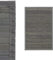 DAMDAM GO Alfombra Antideslizante, Alfombra de Madera de Bambú, Antimanchas, Resistente a la Humedad, para Salón, Dormitorio, Cocina, Baño, Pasillo (Gris)