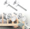 Druckschrauben für Kindergitter,Halterung Treppenschutzgitter,Druckschrauben Klemmschraube Screw Gitter,M10 x 80mm,für Treppengitter Kindergitter Haustier Treppengitter Baby Gate,4 Stück