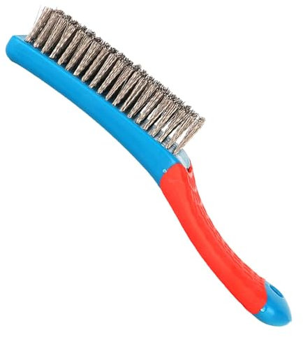 Monozoz Wire Brushes For Cleaning, Metal Wire Brush Wire Cleaning Brush, Rust Remover, Paint Brush Cleaner Tool for Brick, Rust, Stainless Steel, Wood