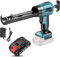 Pistolet à cartouche sans fil pour batterie Makita 18 V, pour cartouches de 300 ml, jusqu'à 3000 N, 4 vitesses, anti-goutte, pour étanchéification, mastic, étanchéité (1 batterie)