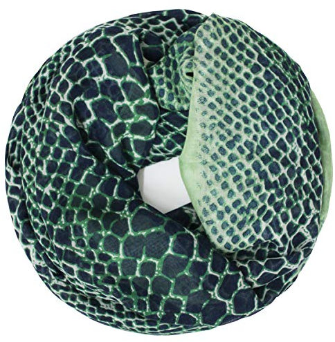 Glamexx24 Damen Schal Leo Muster Langschal Loop Schlauchschal Tuch XXL Loopschal Mädchen Animal Print Tuch