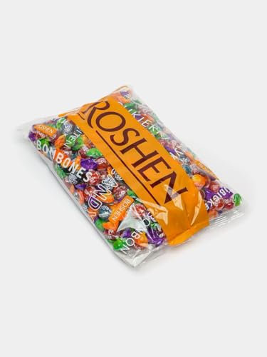 Roshen Beri Caramelos Duros Frutales Roshen 1 Kg con Líquido Surtido