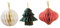 GOOHOCHY 3 Stück Weihnachtsbaum Hängekugeln Aus Festliche Hängedekorationen Für Die Weihnachtszeit Ideal Weihnachtszubehör Zur Dekoration Von Bäumen Und Räumen