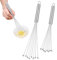 2 Stück Edelstahl Kugelbesen,Großen und Einem Kleinen Schneebesen Set,Kugeln Schneebesen Edelstahl,Draht Ei Schneebesen Set,Mini Schneebesen Edelstahl für Kochen,Mischen,Schneebesen,Schlagen,Rühren