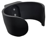 Akku Staubsauger Wandhalter für Makita DCL 182 (schwarz, Kunststoff) - Akkusauger Wand Halterung - Halter Akkustaubsauger Handstaubsauger