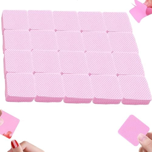 1000 Stück Fusselfreie Zelletten für Gelnägel, Wattepads für Cleaner Gelnägel, Zelettenrolle für Nägel, Zelletten Fusselfrei, Cotton pads, Nail Wipes, für Nagellackentferner, Nail Cleaner