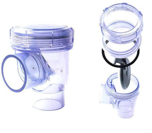 Advokingtap Clapet anti-retour en PVC de 50 mm pour systèmes de drainage industriels domestiques (version verticale)