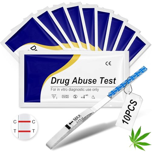 10 x Schnelltest, THC Test, Einfache Handhabung, für private Nutzung, zuverlässige Ergebnisse