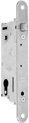LOCINOX SEVENTYLOCK-A | Ohne Haken | Einsteckschloss für 70 mm Profile | Edelstahl für Tore aus Metall, Aluminium und PVC