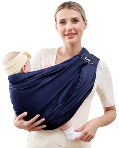 Vrbabies Baby-Schlingen Stillen Träger Neugeborenen Floral Multicolor Baby Carrie (blue)