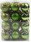 Battnot Weihnachtskugeln 24 Stücke 30mm Christbaumkugeln Set Weihnachtsbaumschmuck Christbaumschmuck Weihnachtsbaum Dekoration Weihnachtsdeko hängende Hausdeko Christmas Xmas Party (30mm, Grün)