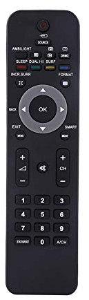 Télécommande universelle-242254901868 contrôleur de Remplacement pour Philips LCD LED Smart TV
