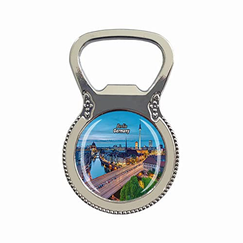 Deutschland Berlin 3D Bier Flaschenöffner Kühlschrank Magnet Metall Glas Kristall Reise Souvenir Geschenk Heimdekoration