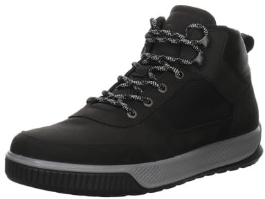 Ecco Herren Byway TRED Mid-Cut Boot, Black/Black, 46 EU