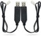 Charger Replacement for Carrera Mario Remote Control RC Car Battery, USB Charging Cable Cord 2 ft (2-Pack) - PDEEY