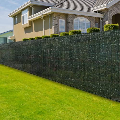 KARAT - Brise-Vue pour Jardin - Clôture du Balcon avec Accessoires de Fixation - Filet d'ombrage - Protection Protection Contre Le Vent et Les Regards - Modèle Marius, Vert, 1,5 m x 50 m (l x L)