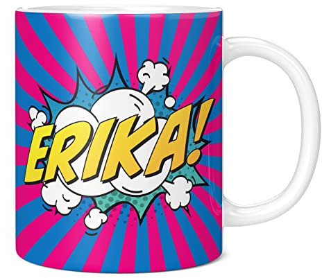 Mug Monster Taza de café con nombre personalizado, regalo personalizado con texto Taza de café de cerámica, regalo para hombres o mujeres, taza extra grande y gigante disponible, taza blanca de