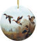Jagd fliegender wilder Weihnachtsbaum Keramik Hängende Weihnachtsdekorationen Runder Anhänger Weihnachtsbaumschmuck