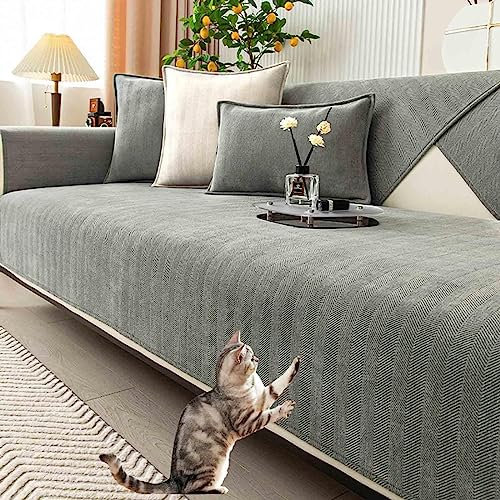 YWQJL Sofabezug Anti Rutsch 1 2 3 4 Sitzer Couchbezug L Form Ecksofa Pets Dog Couch Überzug Anti-Rutsch Sofa Überwurf Design Sofaschutz Sofaschoner U Form Ecksofa,#14-70x150cm