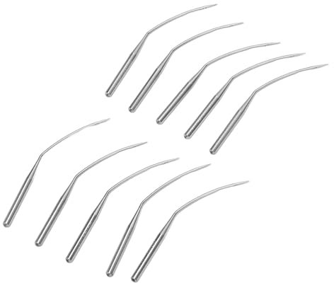 Ago da cucito curvo per punto cieco Lwx6T Picking Machine Dimensioni macchina per cucire ciechi Sostituzioni 10 Orli per pantaloni in acciaio taglia 10 10 per pezzi 10 pezzi Spessore Quilting