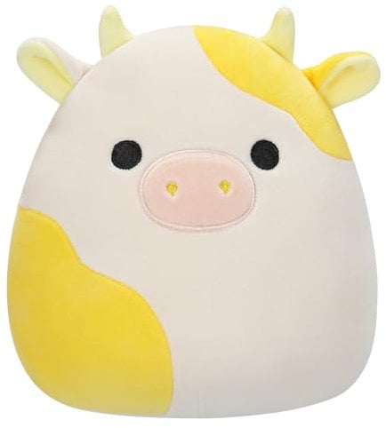 Squishmallows SQCR05402 - Bodie die Kuh 19 cm, offizielles Jazwares Plüsch, superweiches Kuscheltier