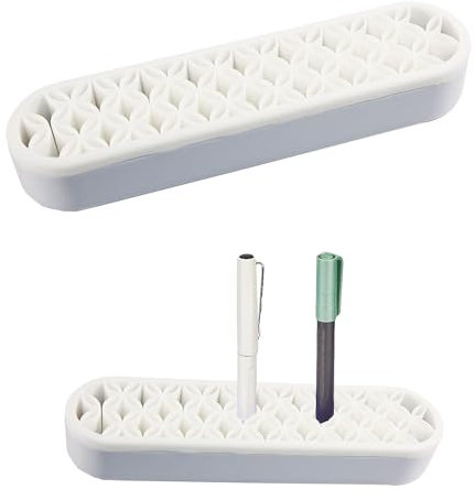 Lebartm Schreibtisch Organizer Silikon Makeup Pinselhalter Mehrzweck Stifthalter Nähwerkzeug Aufbewahrungsbox fürPinsel, Kunstzubehör, Malpinsel und Kunsthandwerk