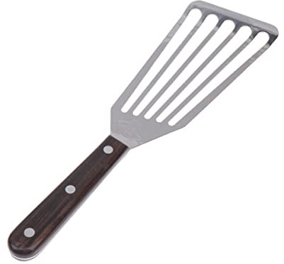 Edelstahl Grillspatel mit Schlitzen, Multifunktionaler Steakschaufel