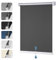 Verdunklungsrollo Schnurlos ohne Bohren Springrollos Dunkelgrau B80 x H150 cm (Stoffbreite 75cm) Thermorollo Klemmfix Fensterrollo Klemmrollo Blickdicht Rollos Verdunkelung für Fenster ohne Bohren