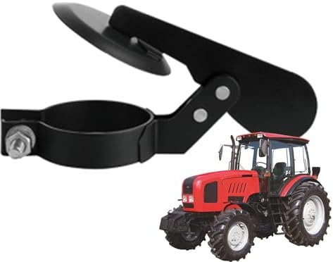 Duroecsain Tapa de escape para tractor, cubierta de escape de tractor, tapa impermeable de acero al carbono | fácil de usar, cubierta de escape a prueba de lluvia para