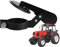 Duroecsain Tapa de escape para tractor, cubierta de escape de tractor, tapa impermeable de acero al carbono | fácil de usar, cubierta de escape a prueba de lluvia para