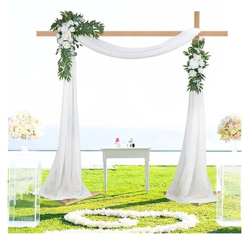 JMORCO Arche Mariage Support de Toile de Fond de Mariage en Bois Solide de 3 x 3 mètres, Arche de Porte, fête, Jardin, Treillis, pergola, Support for Fleurs et Plantes