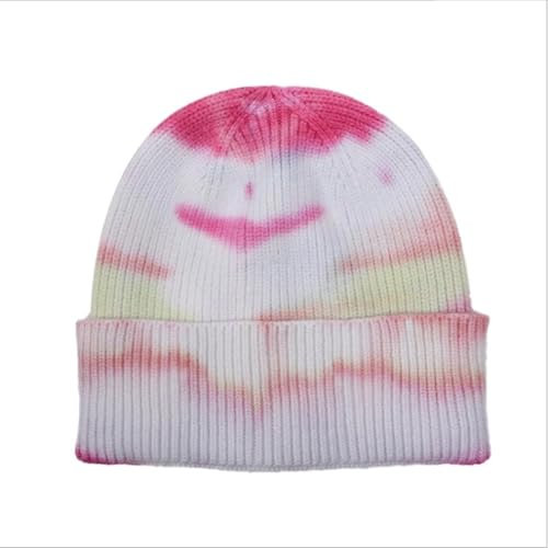 WOYUANSHA Mütze Beanie Hut Krawatten Färbemittel Warm Halten Unisex-Mützen Outdoor-Mode Hip-Hop-Streifen Hut Ski Kappe One Größe 02