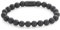 Rebel & Rose Herren-Armband Mad Panther Schwarz 8 mm RR-80082-B-XL 21 cm