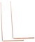 2 Pièces Baguettes de Radiesthésie Laiton Outils de Détection Eau de Métaux pour Divination Exploration Tiges Spirituelles Portables pour Chasse Aux Fantômes Localisation