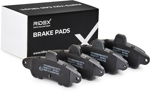 RIDEX 402B0232 Bremsbelagsatz Bremsbeläge Hinten Kompatibel mit FORD MONDEO II Kombi BNP