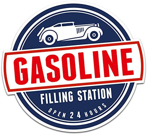 Retro Vintage Aufkleber -Finest Folia Sticker Old School Ace Kult Rockabilly (#32 Gasoline)