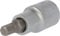 BRILLIANT TOOLS BT022862 1/2 Innensechskant Bit-Stecknuss, 55 mm lang, 7 mm [Powered by KS TOOLS]